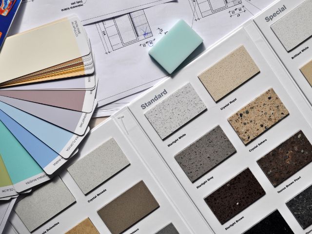 Various color palettes ion neutral tone for home renovations/constructions.
