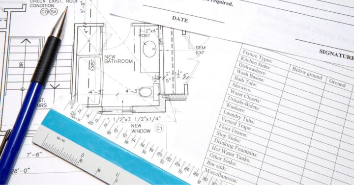 Plans or new bathroom design and pricing estimations,